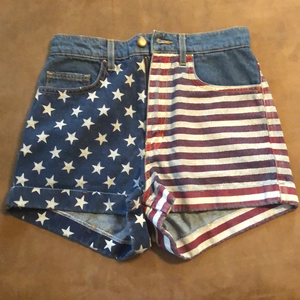 NWT American Apparel Patriotic Shorts